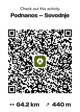 Podnanos – Sovodnje_kolesarjenje